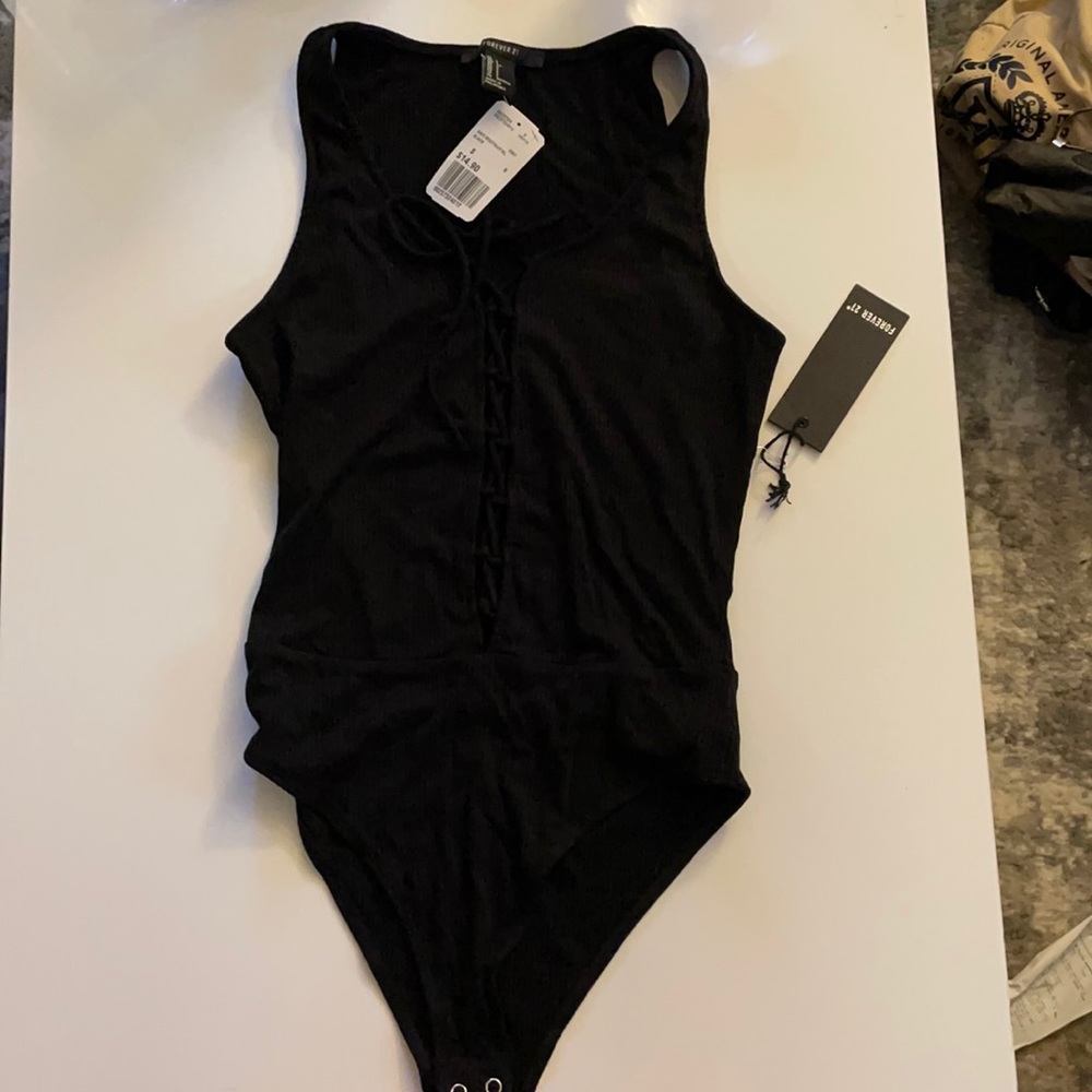 Forever 21 Ribbed Bodysuit.